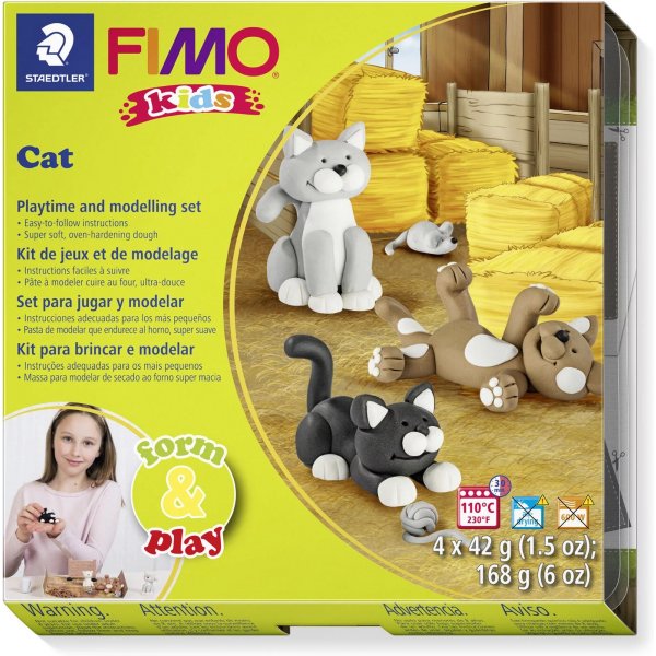 Modelset Fimo Kids Form&Play - Cat