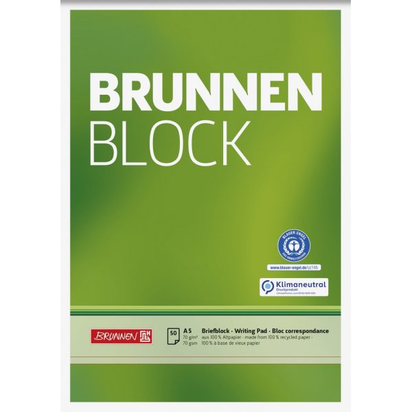 Kladblok - A5 gerecycled papier