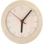 Klok met houten frame - 15 cm