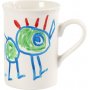 Mokken - wit - H10 cm - 7,4 cm
