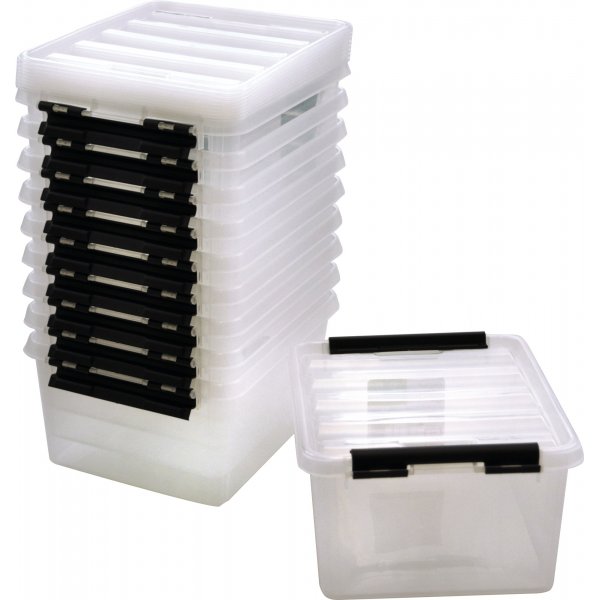 Bak met deksel - 2 l - 10-pack