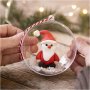 Mini DIY Kit Modelleren - rood/wit - Kerstman