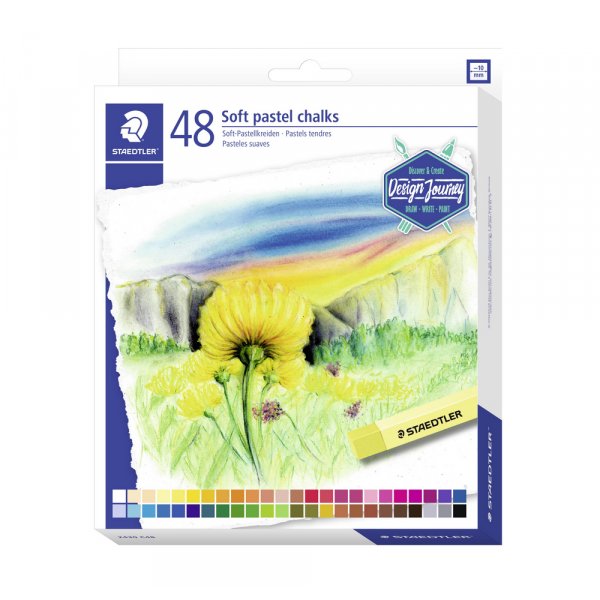 Zachte pastelkleuren - 48 kleurpotloden