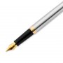 Vulpen Waterman Hémisphère - Roestvrij staal Gouden Trim - Medium Blauw