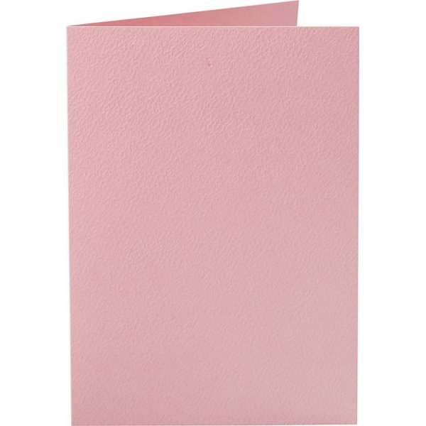 Kaarten - roze - 10,5 x 15 cm - 10 st