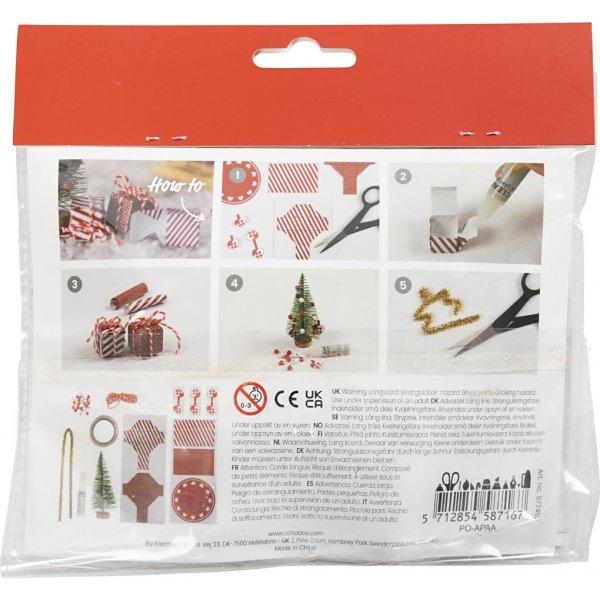 Mini DIY Kit Kerstmandeur - Kerstboom Mini DIY Kit Kerstmandeur - Kerstboom