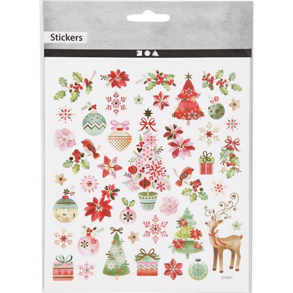Stickers - romantische kerst Stickers - romantische kerst