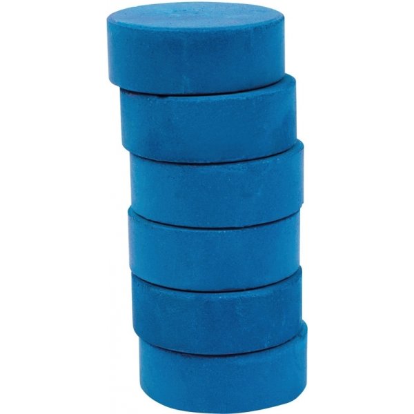 Kleur pucks 44 mm - donkerblauw - 6 st