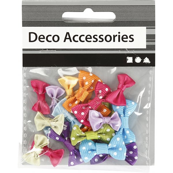 Vlinder - strikken - gemengde kleuren - 20 st