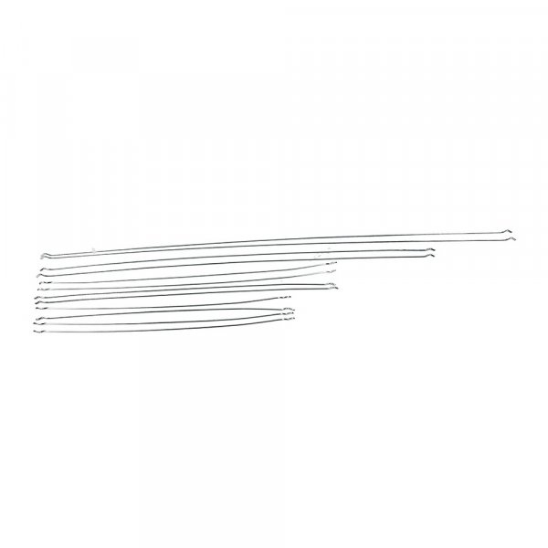 Mobiele hangers 4x12,5 + 4x15 + 2x20 + 2x25 - 12 st.