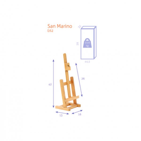 Schildersezel - Mini Atelier N62 - San Marino