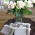 Klant imago Halflinnen Grof - Naturel - 150 cm