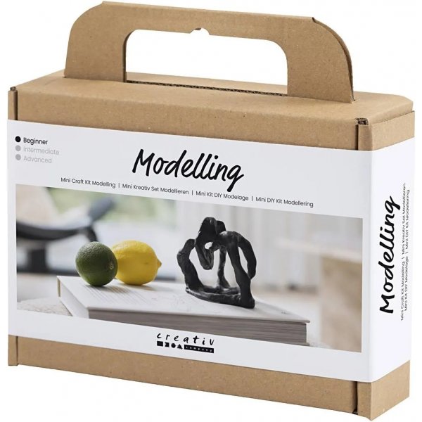 Mini DIY Kit Modelleren, zwart, Beeldhouwen