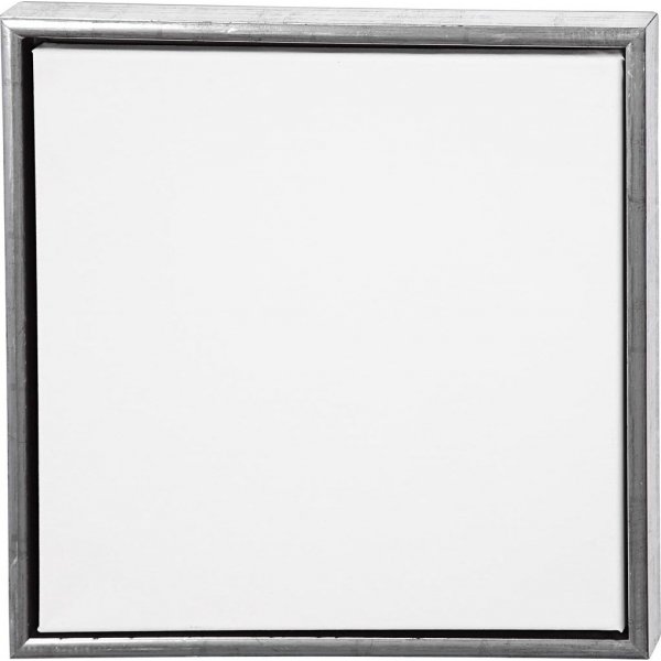 ArtistLine Canvas met lijst - antiek zilver/wit - 44x44 cm