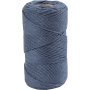 Macramgaren - blauw - 2 mm - 198 m