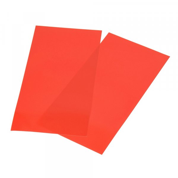 Color-Dekor kleurenfolie 180 C 100 x 200 mm - oranje 2 stuks