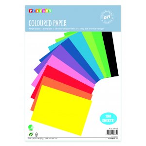 Gekleurd papier A4, 80 gr, 100 vellen Gekleurd papier A4, 80 gr, 100 vellen