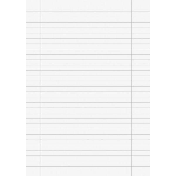 Losse pagina\\\'s - gevouwen dubbelzijdig A4 - gelinieerd (Type 27)