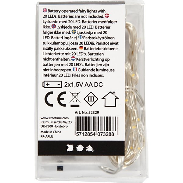 LED-lichtsnoer - zilver - 3,15 m LED-lichtsnoer - zilver - 3,15 m