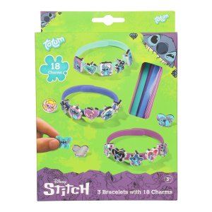 Armbandenset Stitch Disney - 3 armbanden met 18 bedeltjes Armbandenset Stitch Disney - 3 armbanden met 18 bedeltjes
