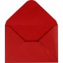 Envelop - rood - 11,5 x 16 cm - 10 st