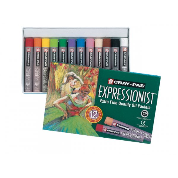 Sakura Cray-Pas Expressionistische set 12 kleurpotloden