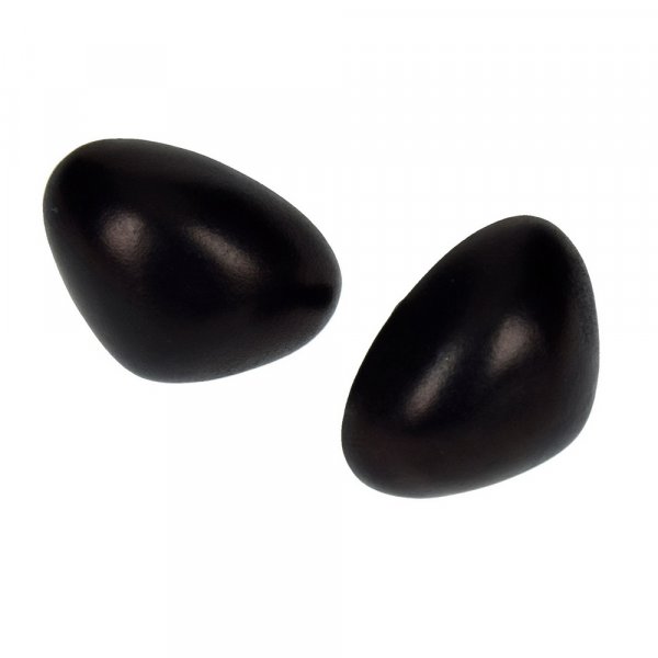 Veiligheidsneuzen in kunststof zwart 2-pack - 24mm