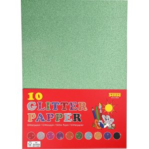 Glitterpapier FSC� A4 - 10 kleuren