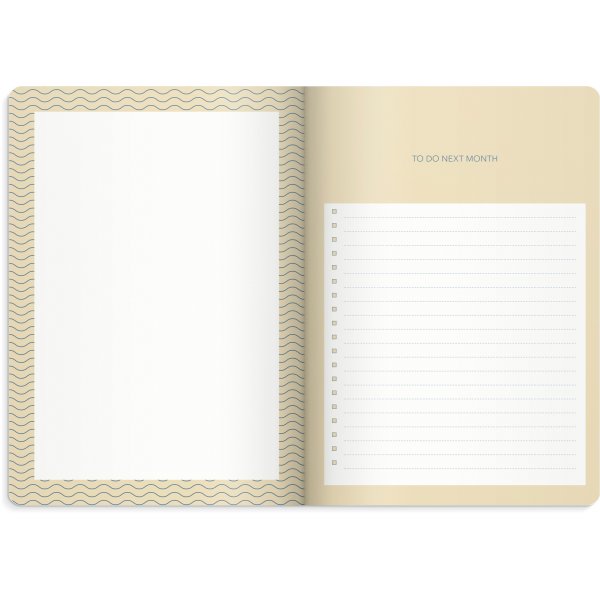 Weekplanner ongedateerd - Blauw