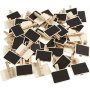 Bord met clip - 6,8 x 4,7 cm - 100 st