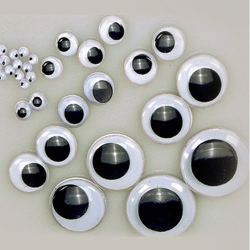 Ogen beweegbare pupil - rond