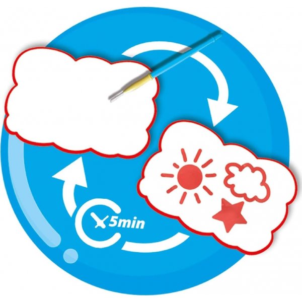 Mijn eerste - tekentafel met aquarel Mijn eerste - tekentafel met aquarel