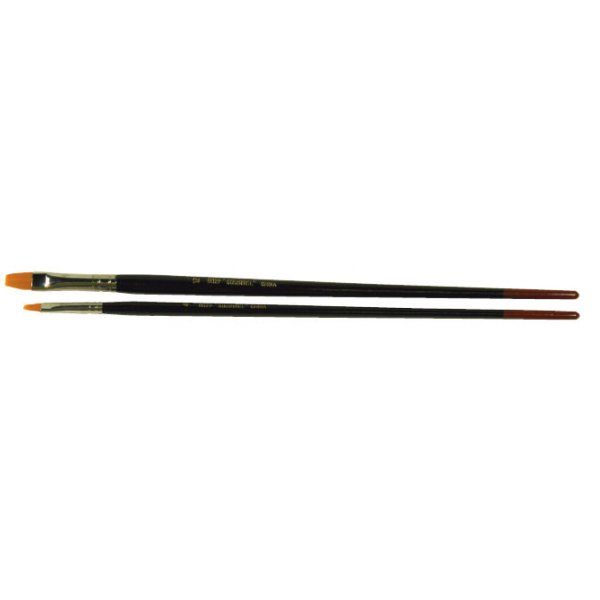 Synthetische borstel serie 802F - plat (meerdere maatkeuzes)