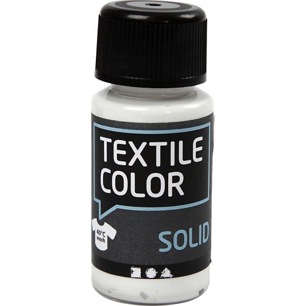 Textiel Stevige textielverf - wit - dekkend - 50 ml