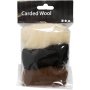 Gekaarde wol - 3 x 10 g