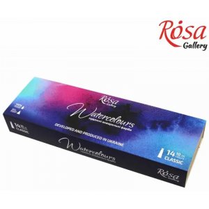Aquarelverfset ROSA Gallery - Houten doos 14 x 10 ml Aquarelverfset ROSA Gallery - Houten doos 14 x 10 ml