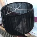 Klant imago Organzastof effen kleur Zwart - 150 cm