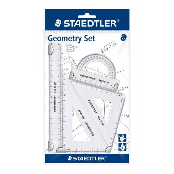 Gemetriset Steadtler - 4 delen