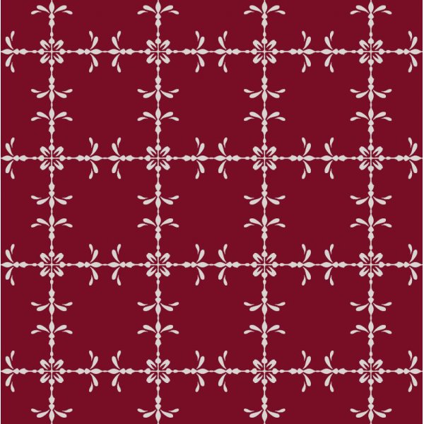 Holm textielwasdoek rood/linnen