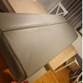 Klant imago Bekledingsstof Vinyl / Kunstleer Middelgrijs - 140 cm