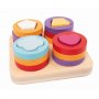 Houten vormen-matchingspel