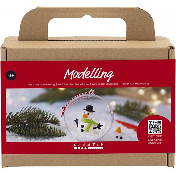 Mini DIY Kit Modelleren - Sneeuwpop Mini DIY Kit Modelleren - Sneeuwpop