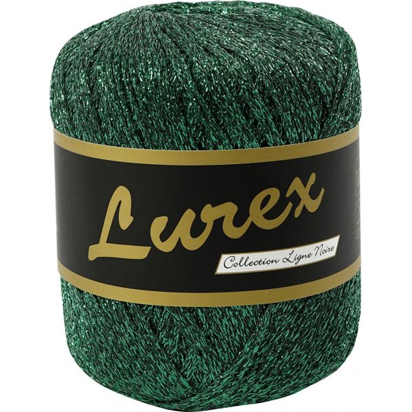Lurexgaren - groen - 25 gr