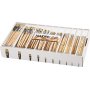 Natur Line Penselen - nr. 00+0+1+2+4+8+12+14+20+22 - bord - 10 x 12 stuks
