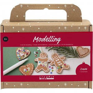 DIY-pakket - Kerstversieringen in boetseerklei DIY-pakket - Kerstversieringen in boetseerklei
