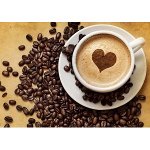 DiamondArt 27x19 cm - Koffie voor haar DiamondArt 27x19 cm - Koffie voor haar