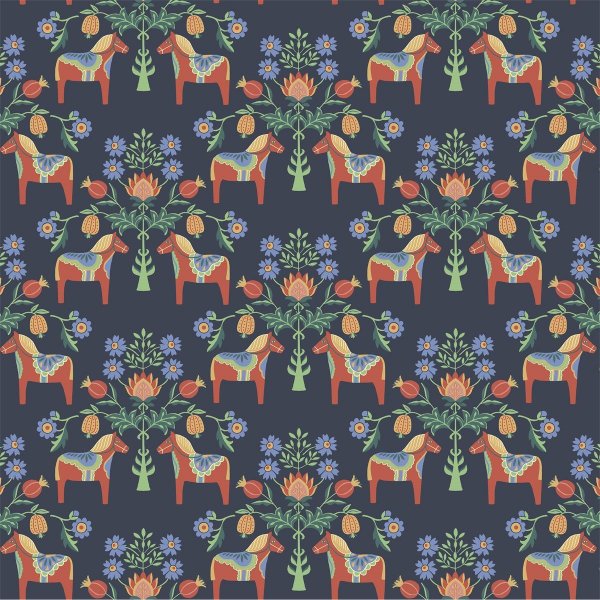 Risa textielwasdoek marine