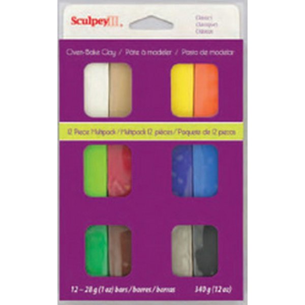 Sculpey Clay Multipack 28g - Klassiek