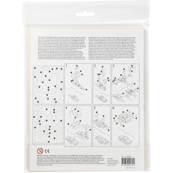 3D-constructiefiguur - pick-uptruck 3D-constructiefiguur - pick-uptruck