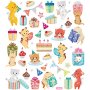 Stickers - verjaardagskatten